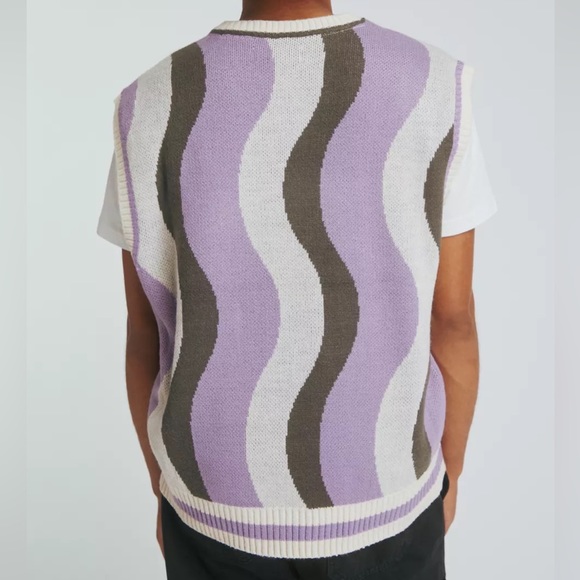 Urban Outfitters Optic Knit Sweater Vest - Picture 2 of 9